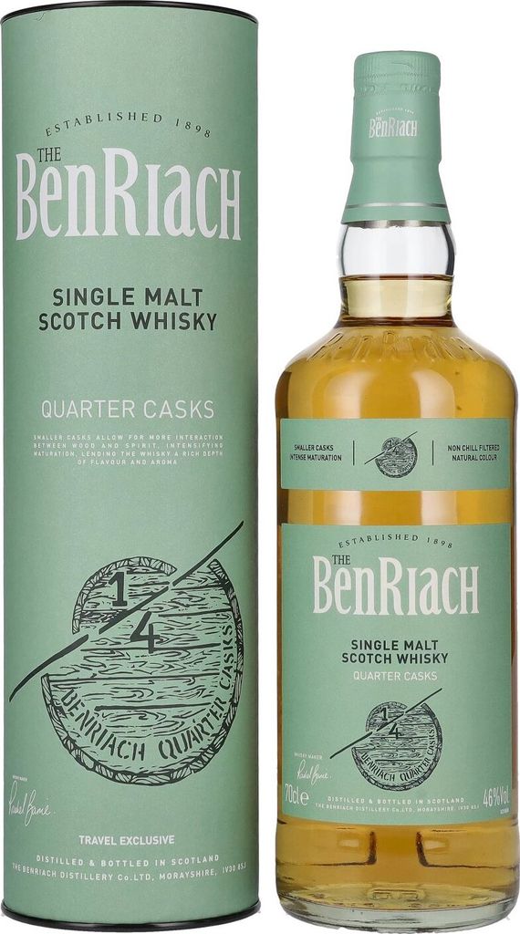The BenRiach QUARTER CASKS Single Malt Scotch Whisky 46% Produktbild 