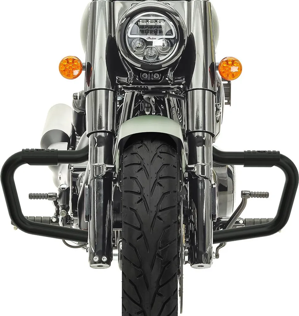 Pare-chocs Mustache Indian Chief 21-25 Protégez votre Moto des Chutes