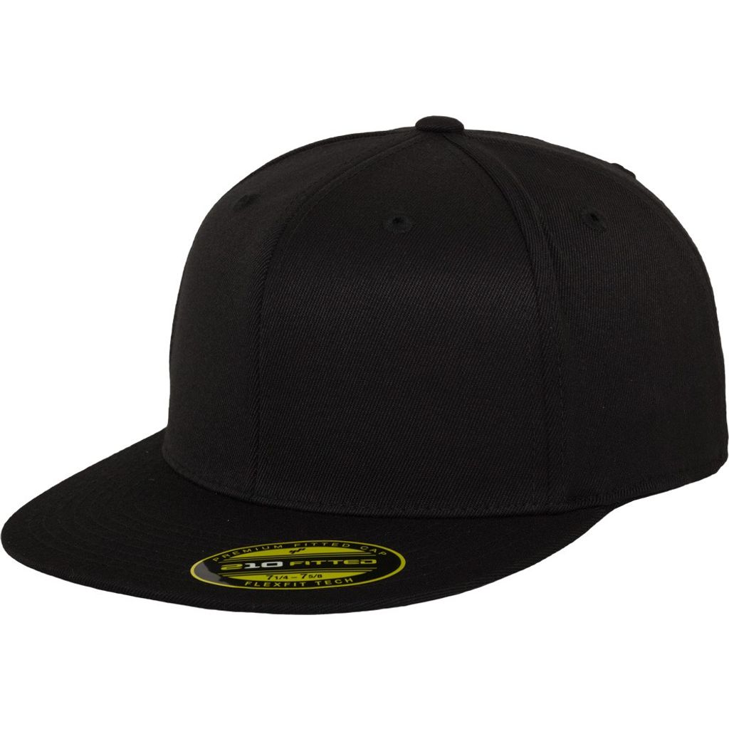 Flexfit 210 Premium Flat Flatcap S/M schwarz Obrázek produktu 