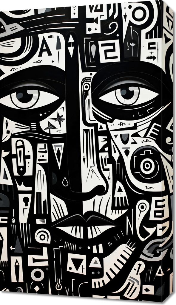 Bild 40x70cm Gedankenlabyrinth