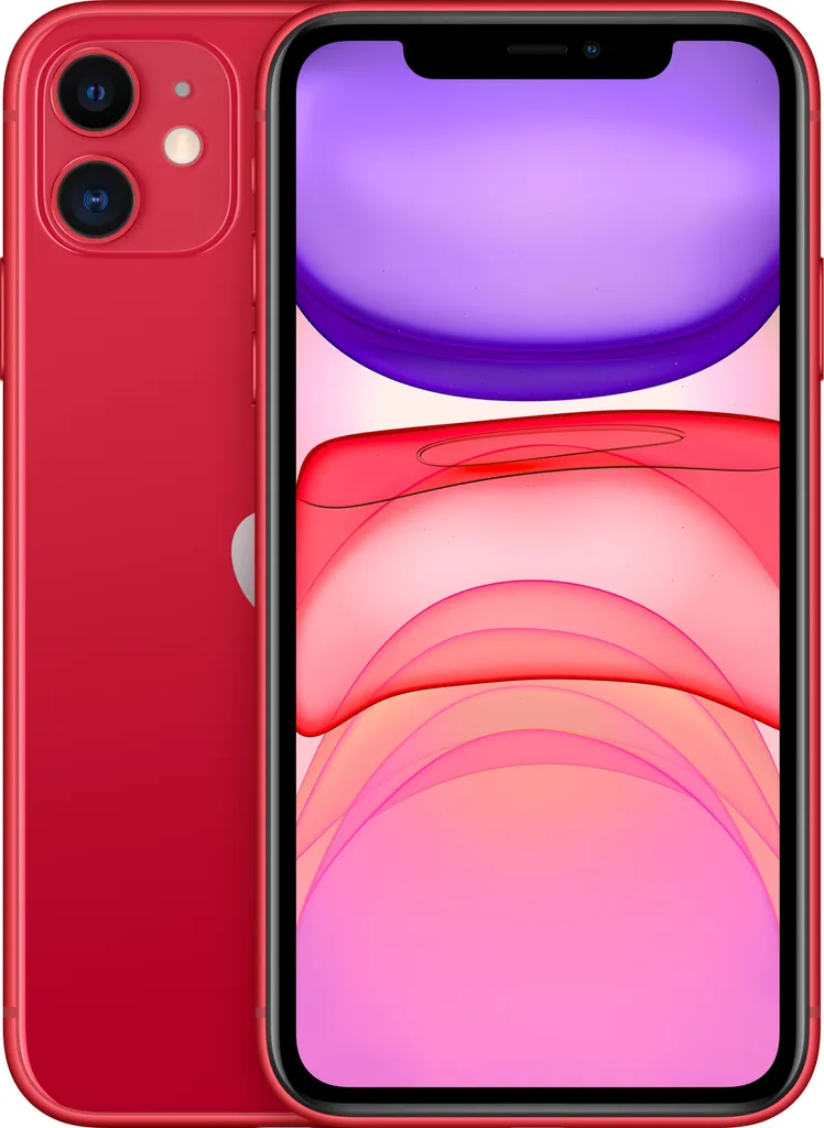 Apple Smartphone iPhone 11 15,5cm (6,1 Zoll), Größe: 128GB, Farbe: Rot