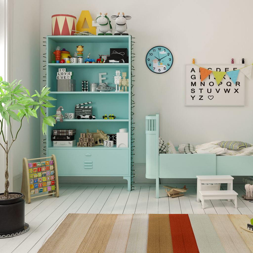 relaxdays Wanduhr Lama für Kinder Produktbild 5