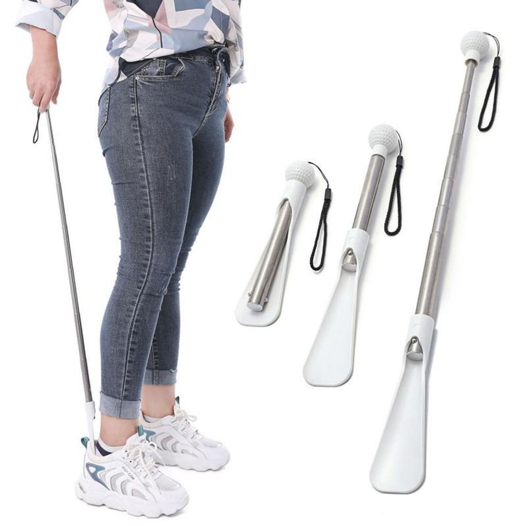 Teleskop Schuhlöffel 18–92 cm – Langer Metall Schuhlöffel, Produktbild 