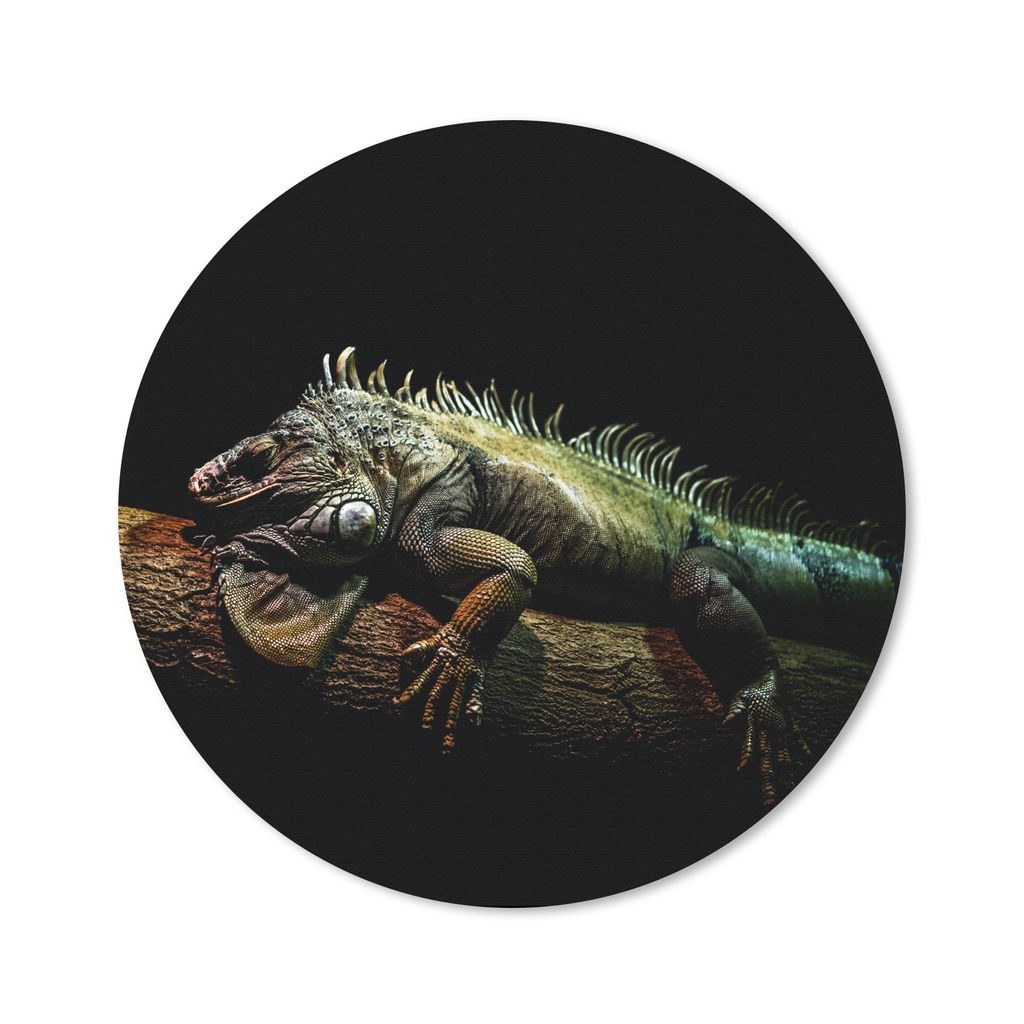 MuchoWow Mauspad Mousepad Tier - Zweig - Schwarz 50x50 cm - Mousepads - Maus Mat - Pad - Mausunterlage - Vinyl