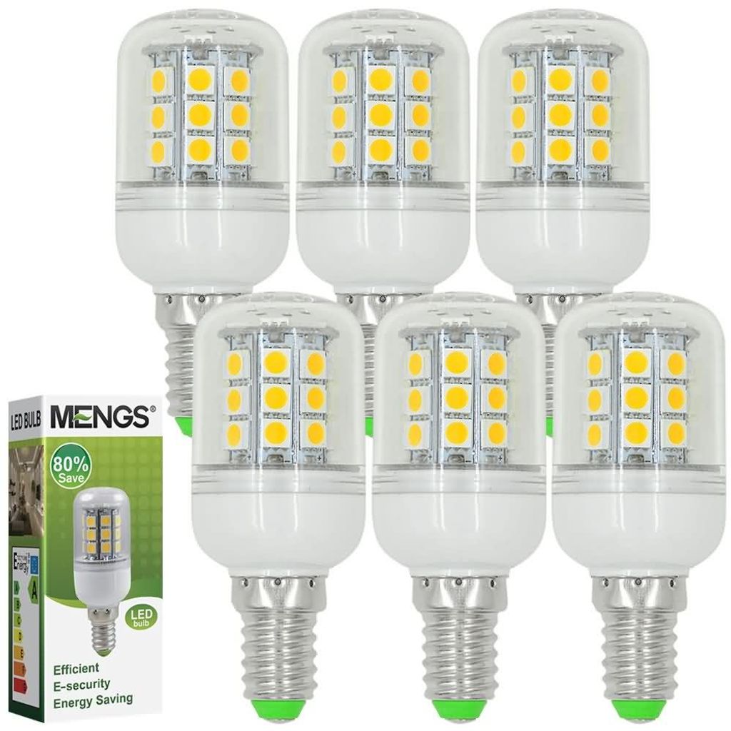 MENGS E27 7W=55W LED Mais Lampe Glühbirne 450LM AC 220-240V Warmweiß/Kaltweiß 