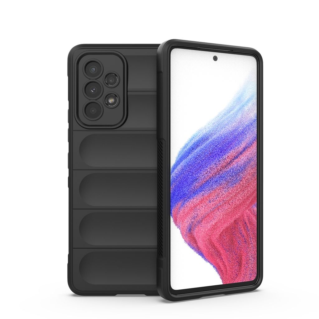 Magic Shield Case fr Samsung Galaxy A53 5G flexible gepanzerte Hlle schwarz Handyhlle
