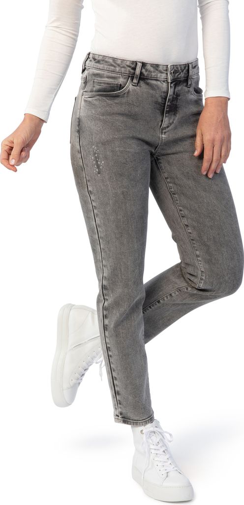 Stooker Women ZERMATT FASHION Damen 5-Pocket-Jeans Straight Fit 44 (Länge 28) grey denim acid