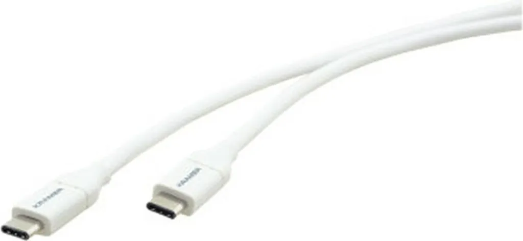 Câble USB C Kramer C-USB/CC-6 Blanc 1,8m (96-02357006) Haute Qualité