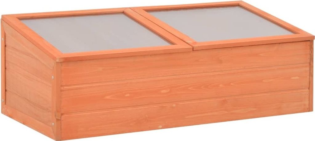 Frühbeet Holz 100x50x34 cm