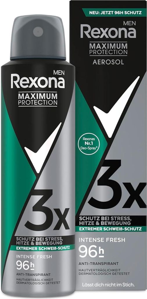 Rexona Men Maximum Protection Intense Fresh Antitranspirant Produktbild 