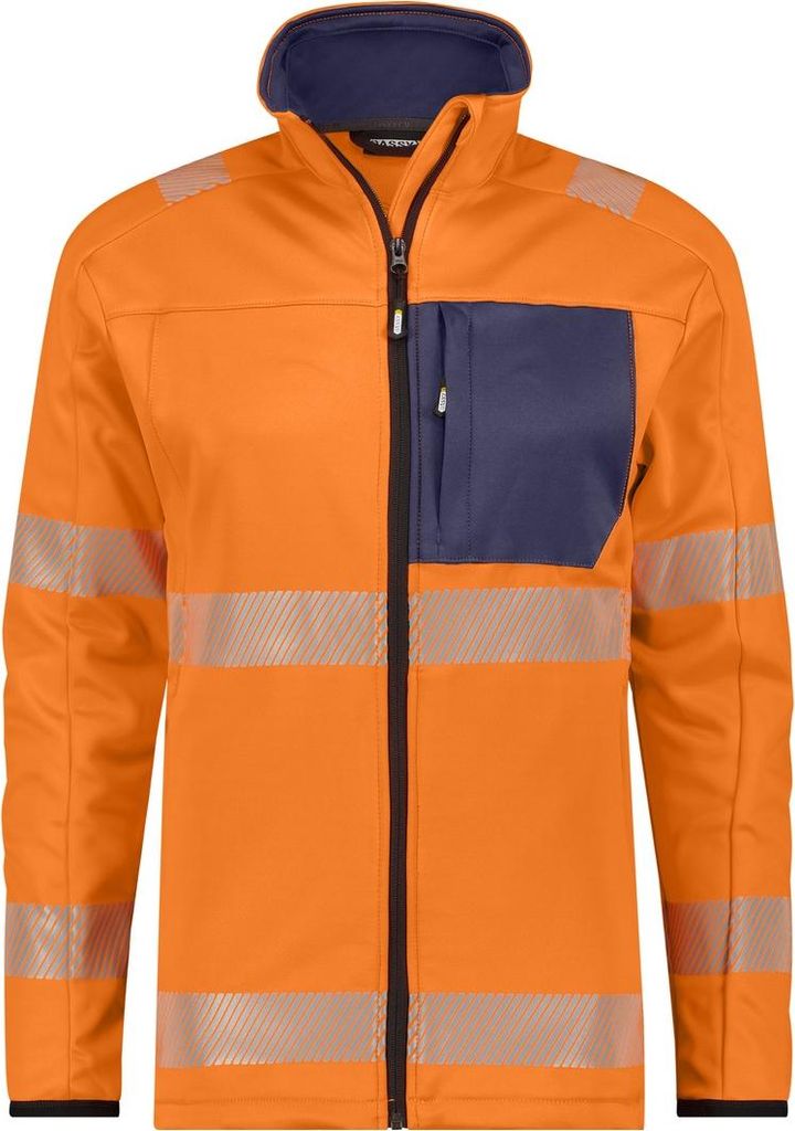 DASSY Warnschutzjacke CAMDEN orange/blauGr. 4XL