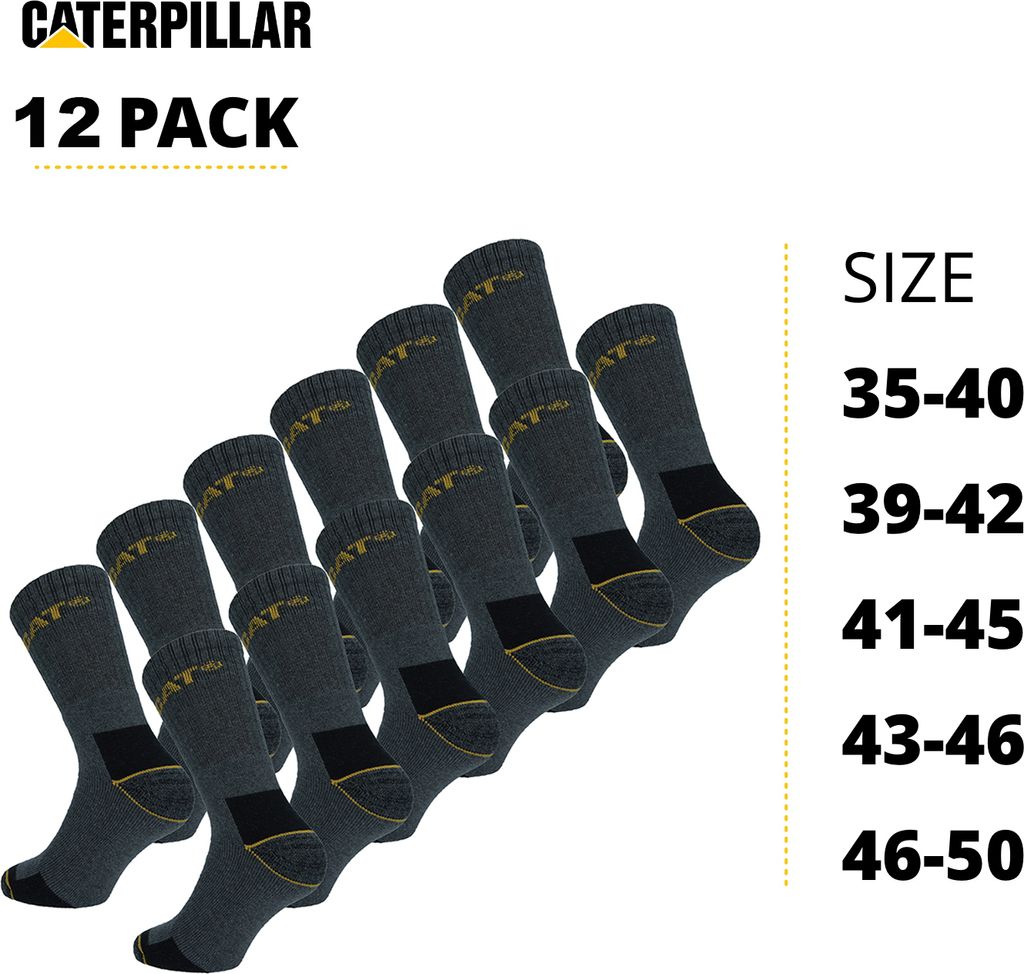 Caterpillar 12 Paar Socken / Arbeitssocken Verstärkte Produktbild 2