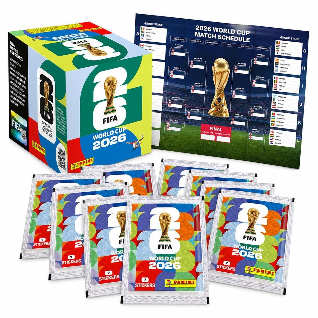 Weltmeisterschaft 2026 Sticker Set für Fußball Sammler – Produktbild 