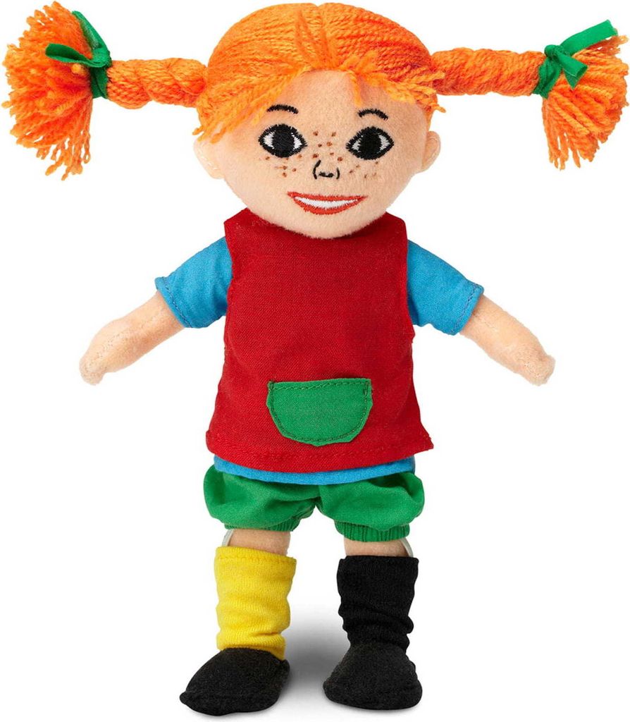 Micki Pippi Langstrumpf Puppe 20 cm mit gesticktem Gesicht Produktbild 