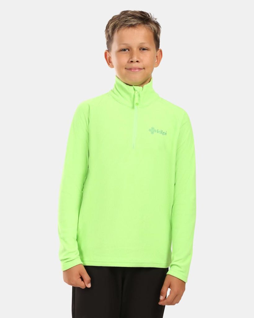 Kinder-Fleece-Sweatshirt Kilpi ALMERI-J, GRÜN, Größe 98