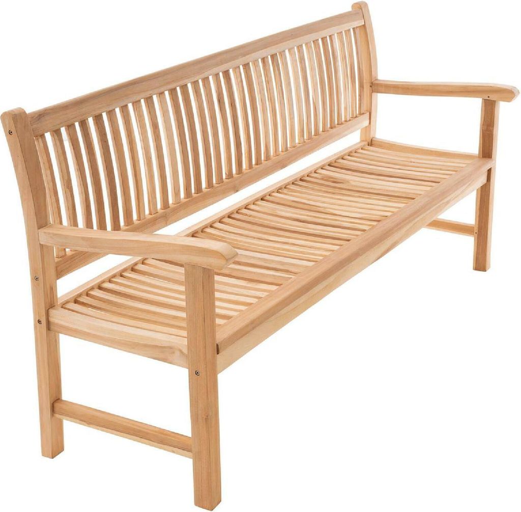 VCM 4-Sitzer Gartenbank Parkbank | hochwertig | Teak Holz Produktbild 