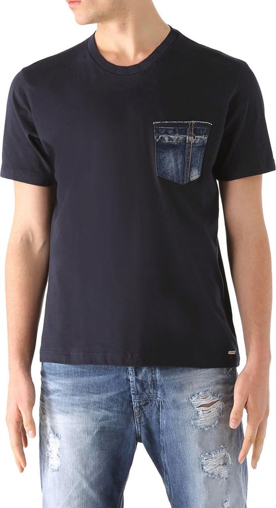 Diesel T-Bascon-Round Herren T-Shirt Kurzarm