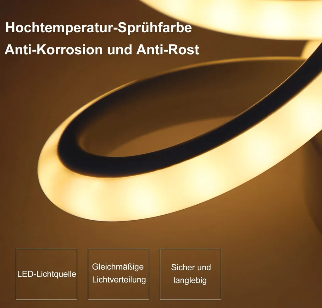 Plafonnier LED Moderne 26W Blanc Chaud 3000K avec Design Géométrique - 6