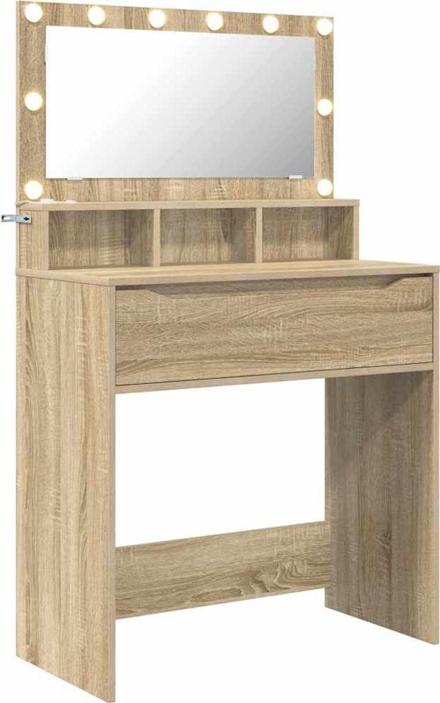 Schlafzimmer-Frisiertische Sonoma-Eiche 80 x 39,6 x 135 cm