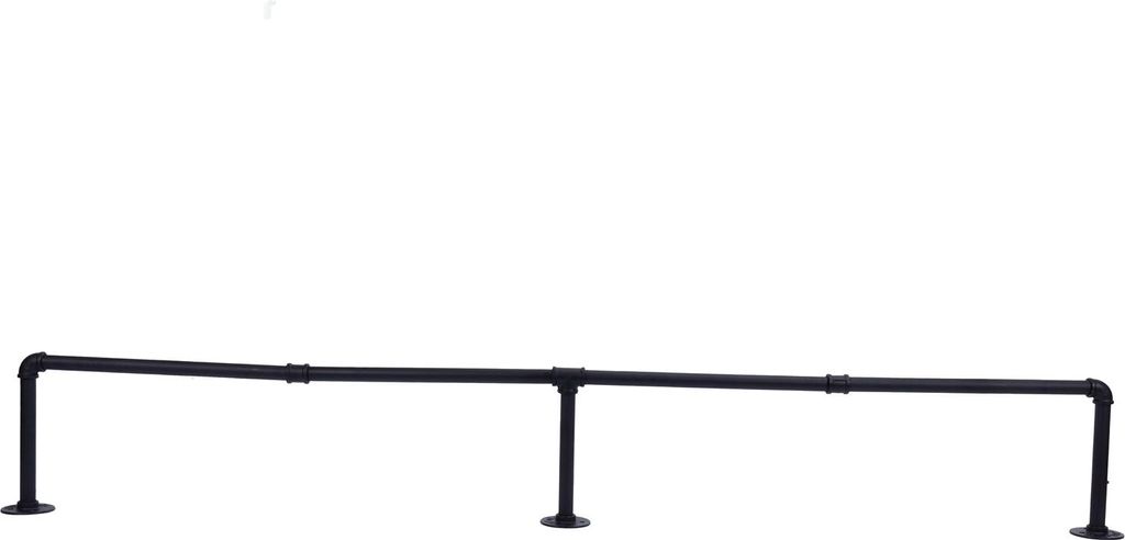 Kleiderstange Wand montiert hängende Bar Rack abnehmbare Retro Industrial Pipe Style Garment Rail