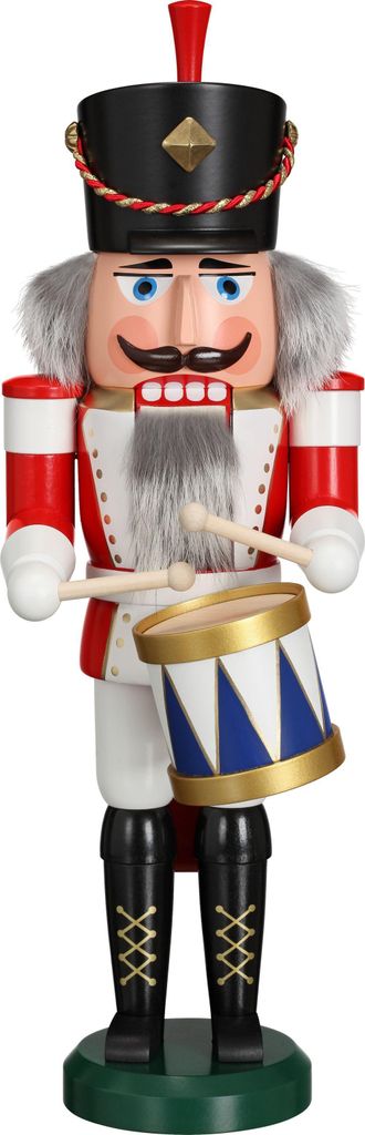 Trommler (39cm) Nussknacker von Seiffener Volkskunst