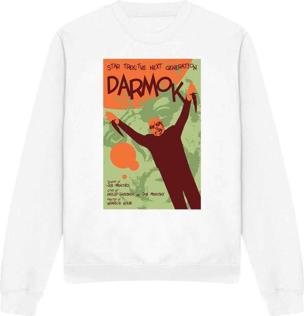 Star Trek - "The Next Generation Season 5 Episode 2" Sweatshirt für Herren/Damen Uni TV11873 (L) (Weiß)