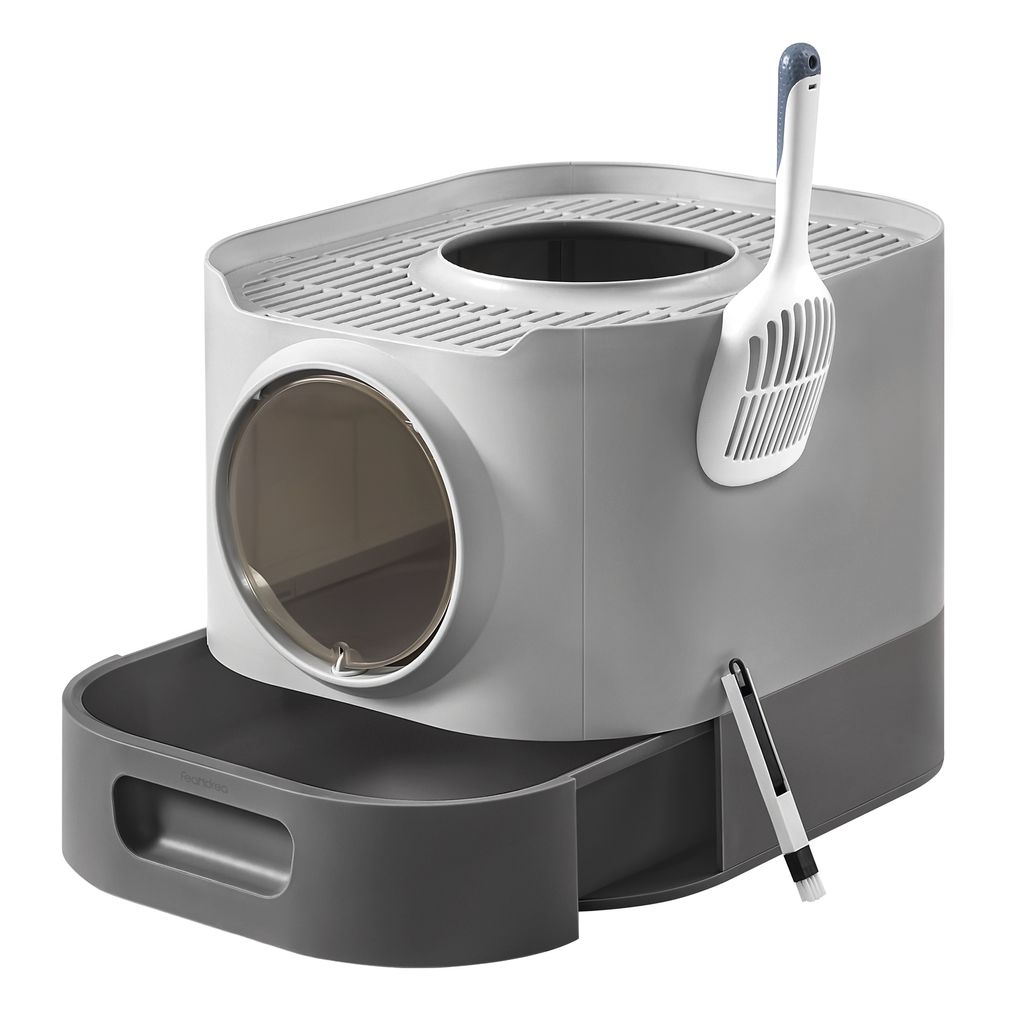 Feandrea Katzenklo, Katzentoilette XXL, mit Deckel, Produktbild 