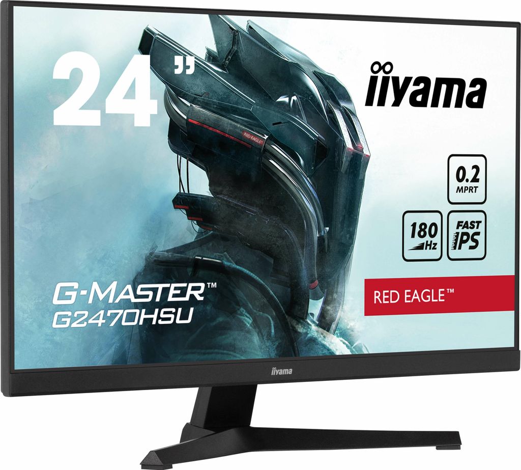 Iiyama G-MASTER Red Eagle G2470HSU-B6 - LED-Monitor - Gaming - 61 cm (24")