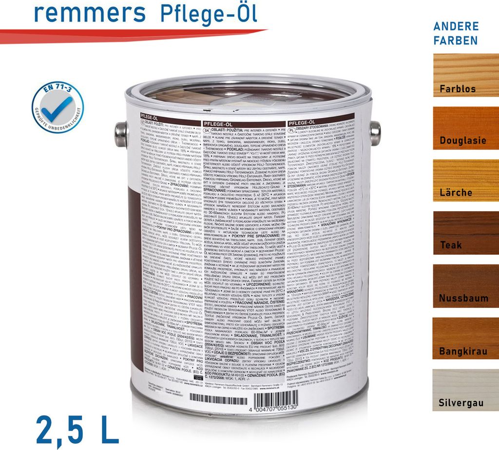 Remmers Pflege Öl 5 L Holzöl Terrassenöl | Kaufland.de