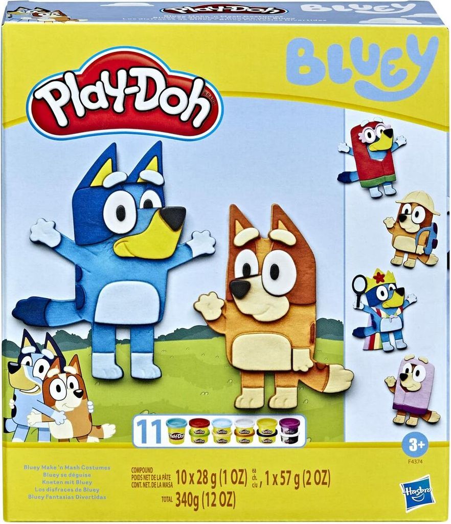 Play-Doh Playser Bluey Bandit e Chilli Playset le Infinite Immagine del prodotto 