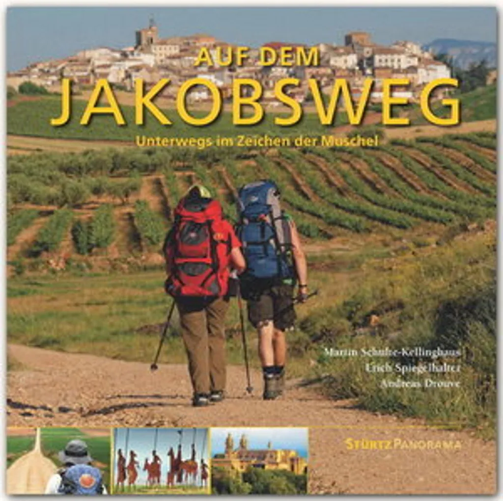Panorama Jakobsweg : Calendrier Mural Premium avec la Coquille de Compostelle