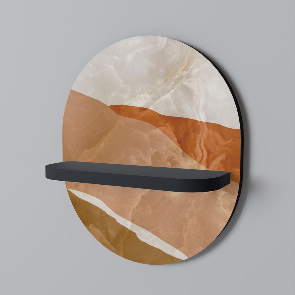 SANDHILLS SPLENDOUR Ovales Regal Schwarz