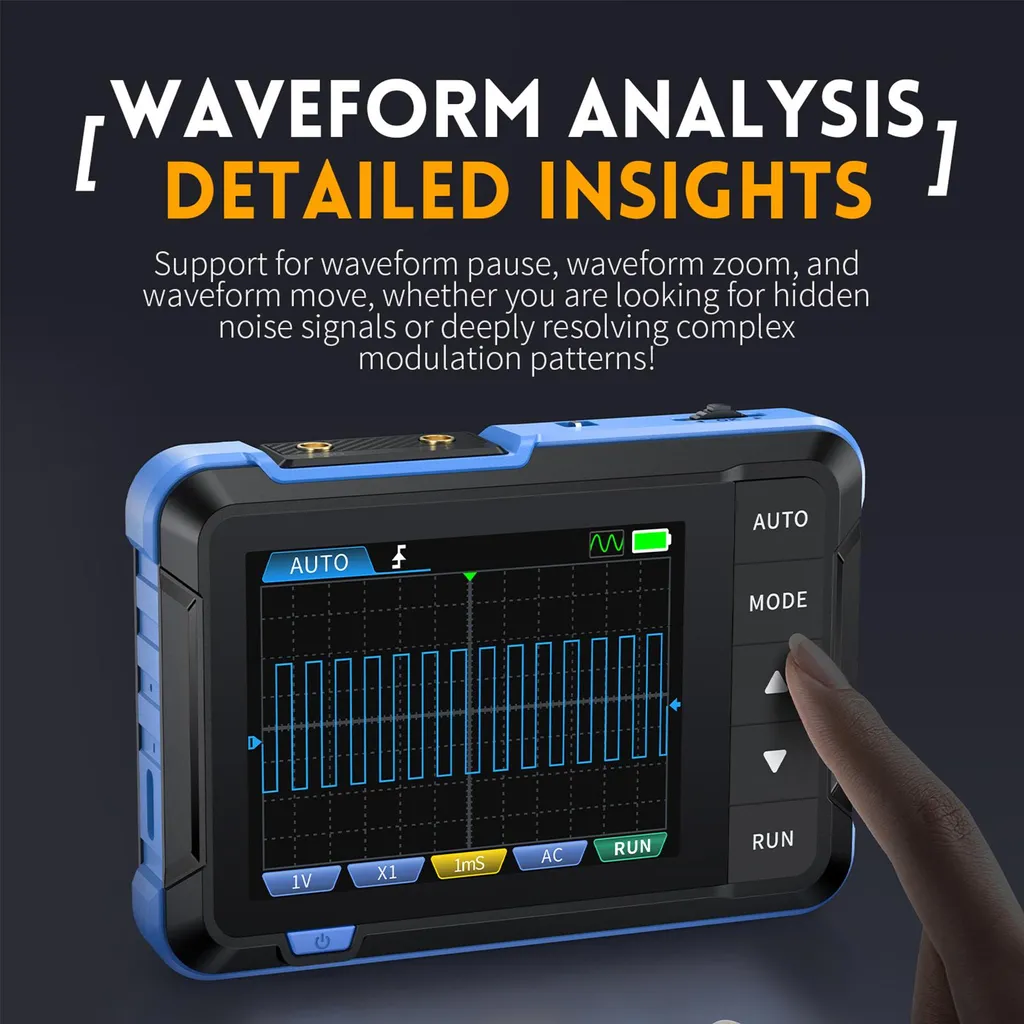 Oscilloscope numérique portable 2,8" TFT avec générateur DDS - 6
