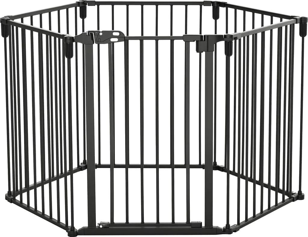 Parc Enclos pour Chien Modulable et Barrière de Protection Cheminée