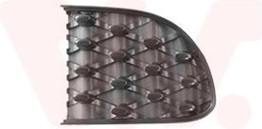 Grille de Pare-Choc Arrière Fiat 500 Série 2 dès 2015 - Finition Noir