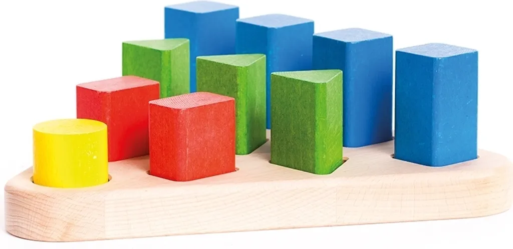 Planche de tri Bajo en bois pour apprendre les formes sans frustration