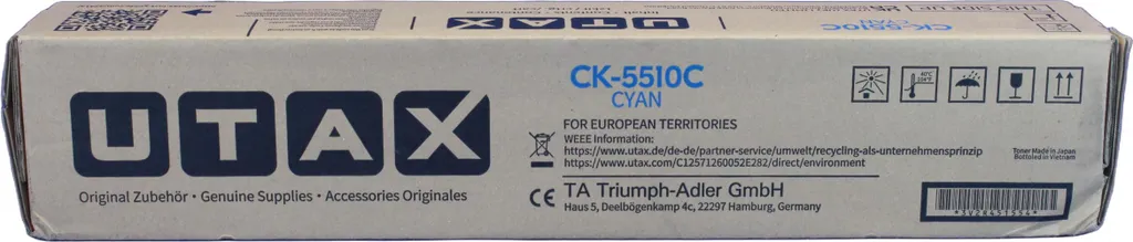 Utax Ck5510 Toner Cyan 1T02R4Cut0 7000Pagine (1T02R4Cut0)