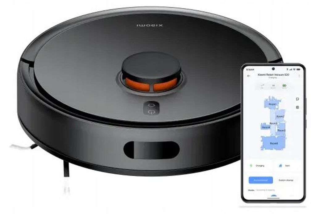 XIAOMI S20 2-in-1-Reinigungsroboter: Staubsaugen und Wischen, 120 Minuten Laufzeit mit Kartenfunktion
