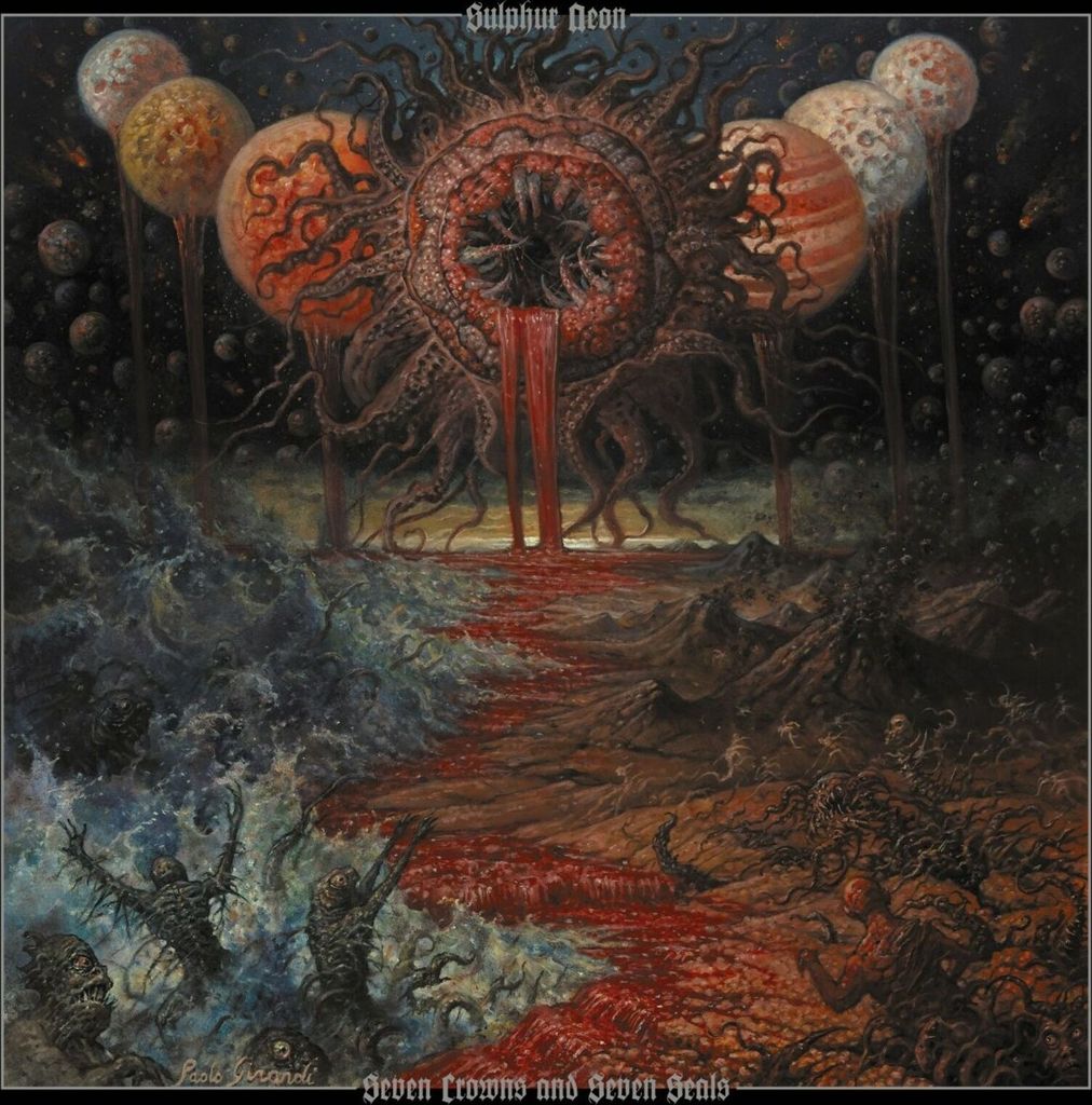 Sulphur Aeon: Seven Crowns And Seven Seals (180g) (Smoke Red Vinyl)