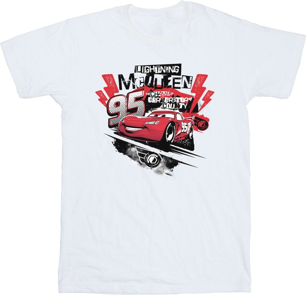 Disney - "Cars" T-Shirt für Jungen BI12165 (152-158) (Weiß)