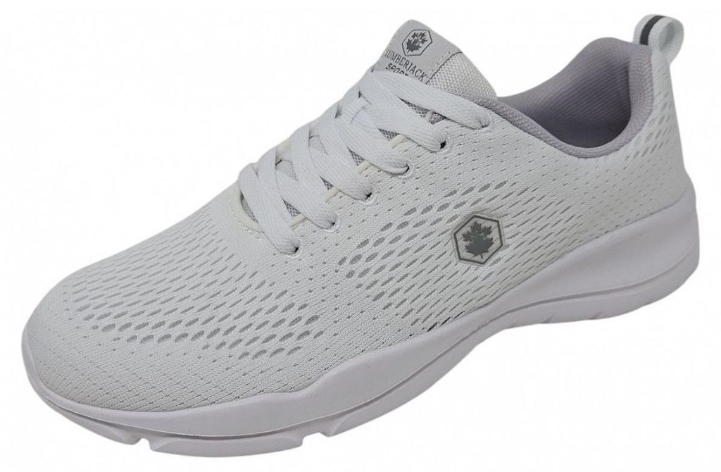 Lumberjack Agatha Herrenschuhe sportlicher Schnürer Weiß Freizeit, Schuhgröße:40 EU