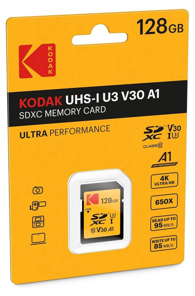 Kodak SD 128GB UHS-I U3 V30 Ultra Zdjęcie produktu 