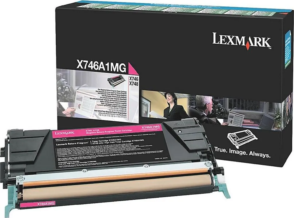 Cartouche Magenta Lexmark X746A1MG pour Imprimer vos Documents Pro