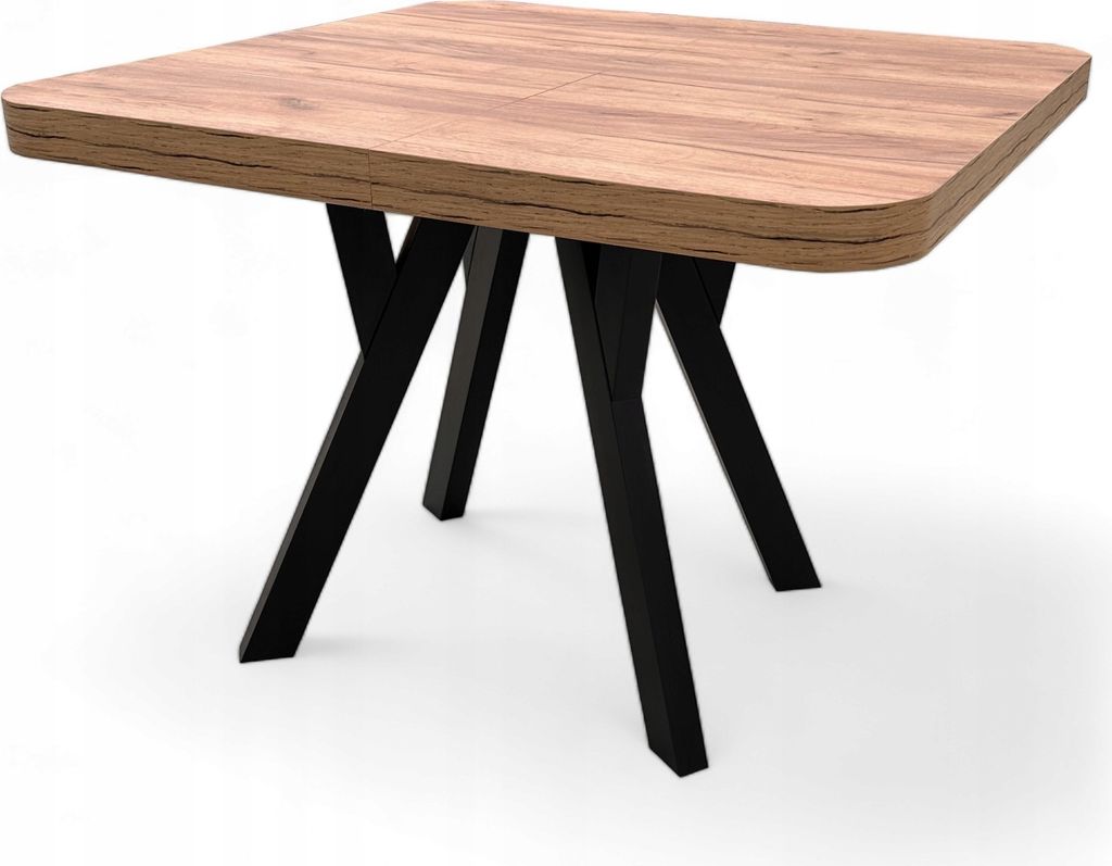 Quadratischer Tisch zaowal 100x100 ausziehbar auf 200 cm Produktbild 1