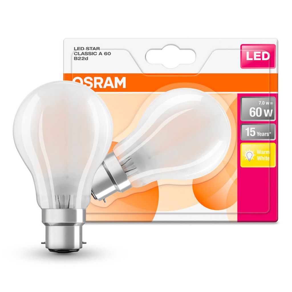 Osram LED Filament Leuchtmittel Star Classic Birne A60 7W = Produktbild 