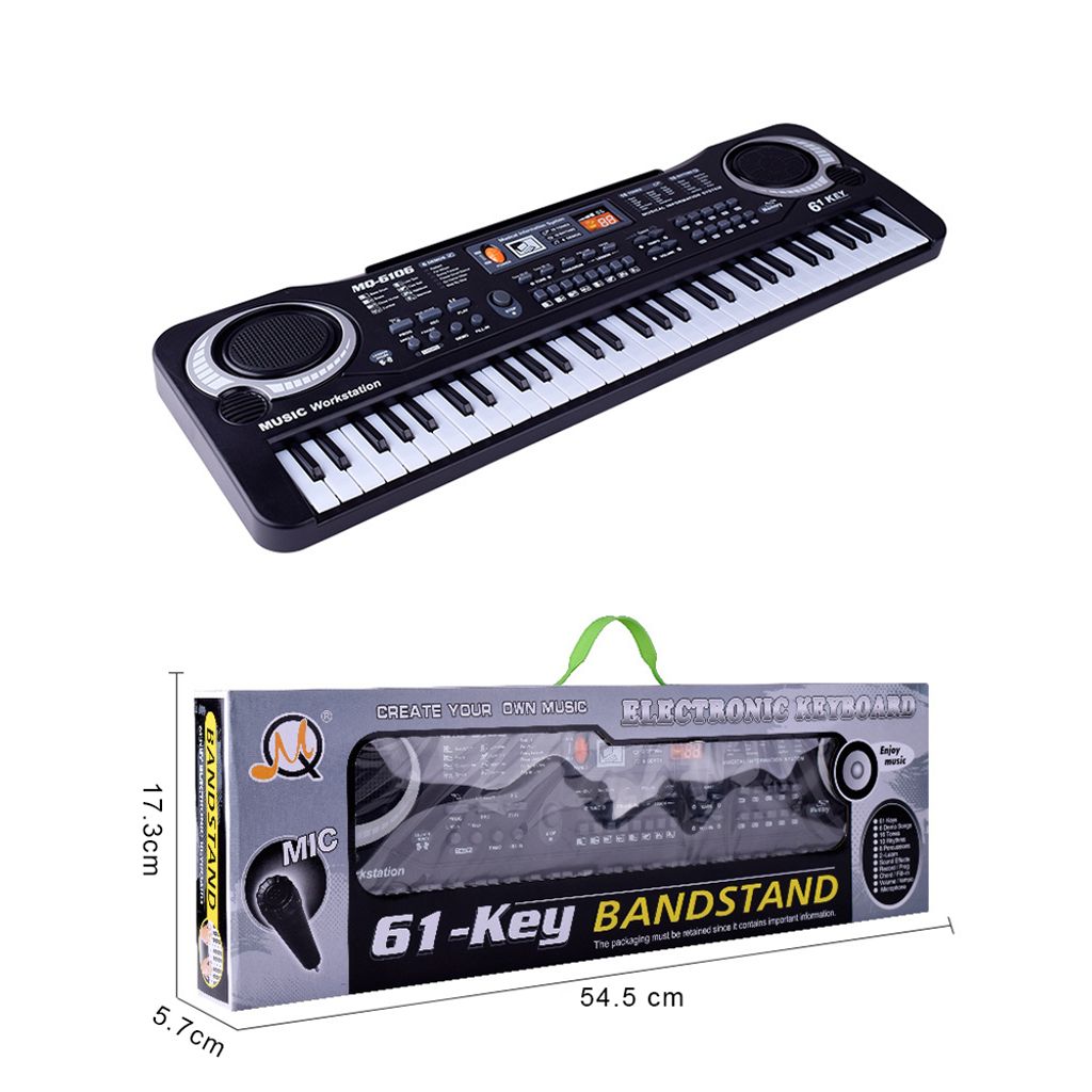 Kinder Keyboard 25 Tasten E-Klavier Digital Elektrische Klavier Musik Instrument 