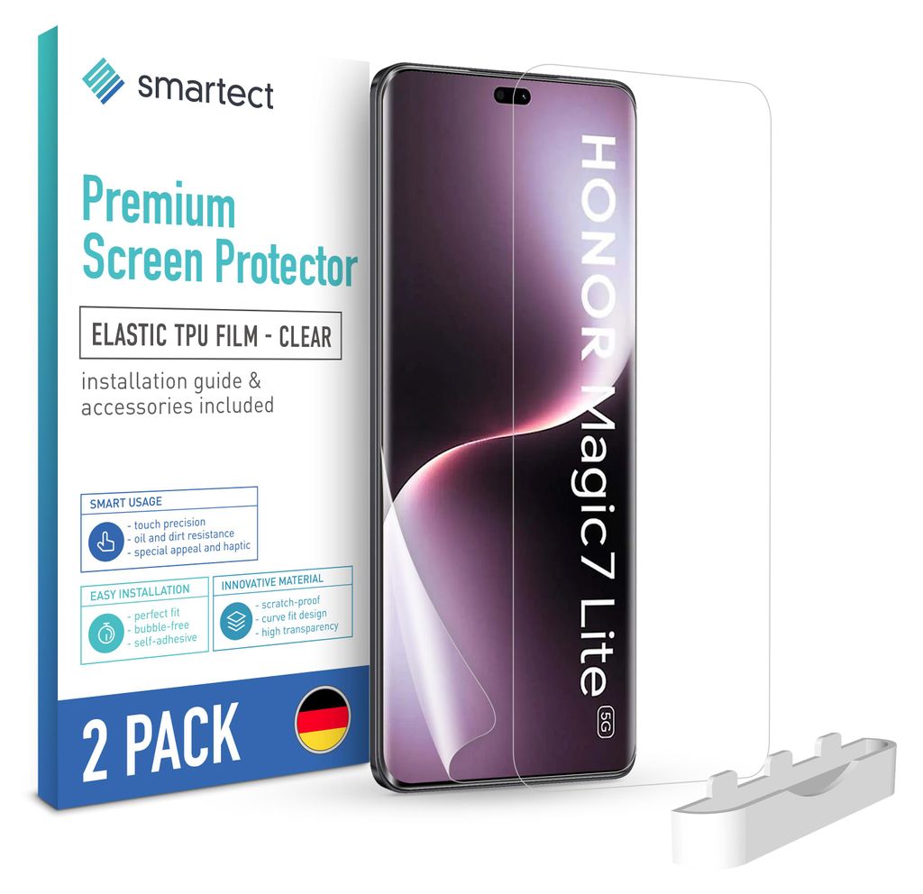 2x TPU Schutzfolie Klar für Honor Magic 7 Lite Produktbild 