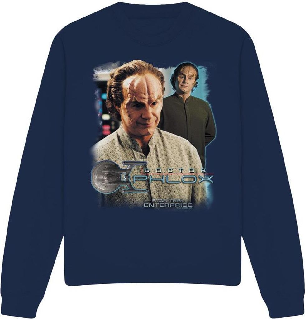 Star Trek - Sweatshirt für Herren/Damen Uni TV12285 (S) (Marineblau)
