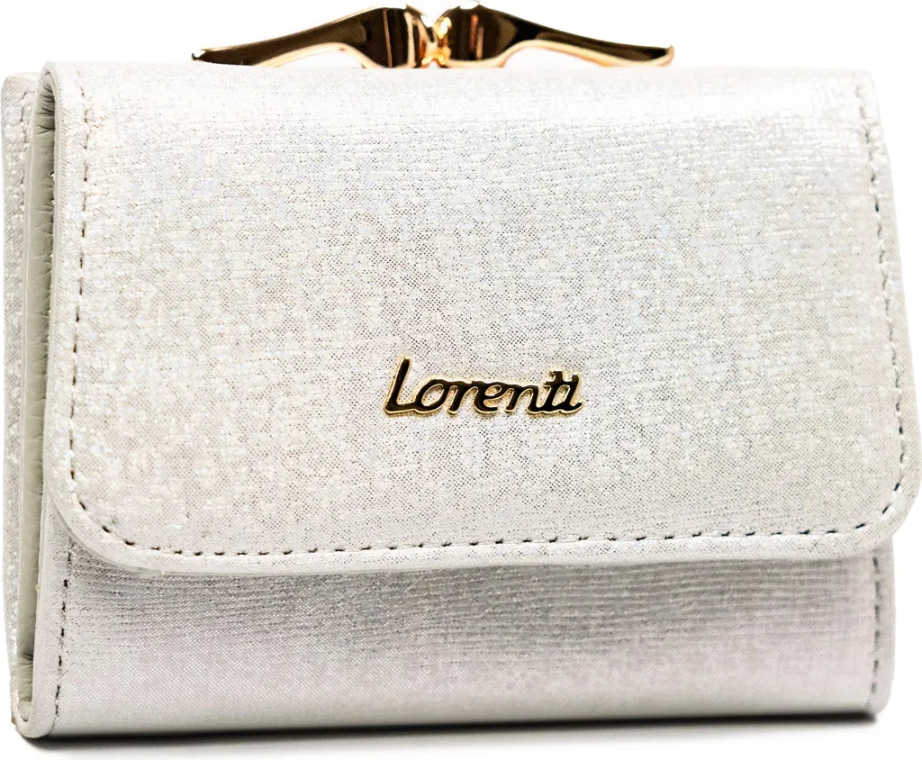 Lorenti Borsa Vigilli Argento in Vera Pelle | Eleganza Made in Italy
