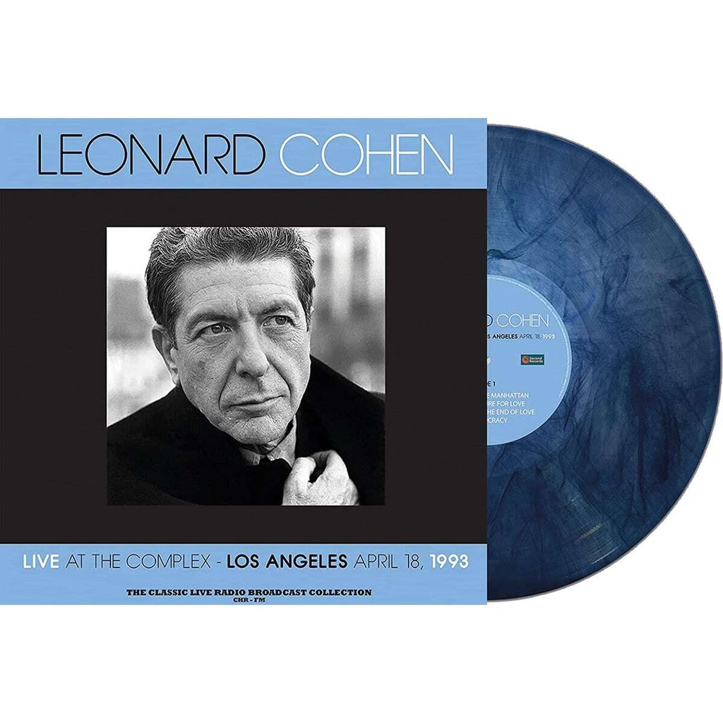 Leonard Cohen LP - Live At The Complex 1993 (Blue Vinyl)